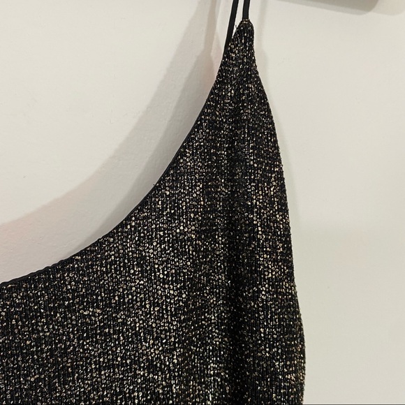 Alice + Olivia Mini Dress Gold 4 - Picture 4 of 6